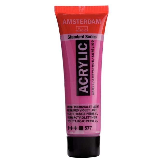 Amsterdam All Acrylics Standard Series Acrylic Tube 20 ml Permanent red violet light 577