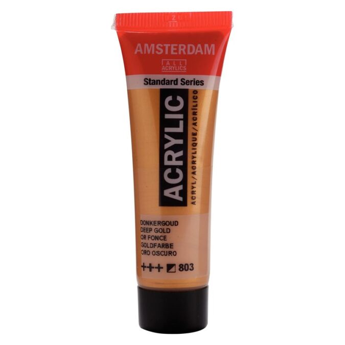 Amsterdam All Acrylics Standard Series Acrylic Tube 20 ml Deep Gold 803