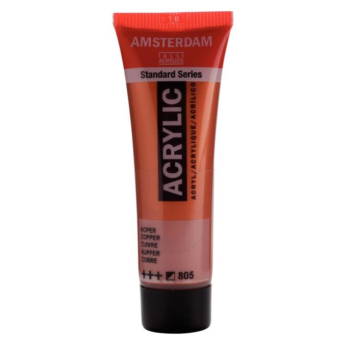 Amsterdam All Acrylics Standard Series Acrylic Tube 20 ml Copper 805