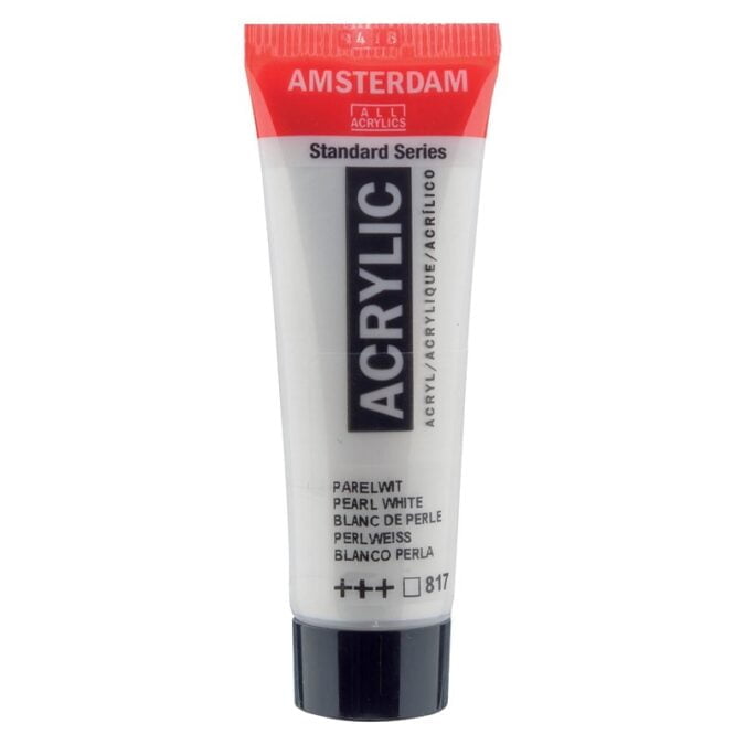 Amsterdam All Acrylics Standard Series Acrylic Tube 20 ml Pearl white 817