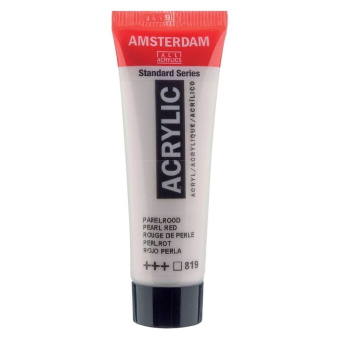 Amsterdam All Acrylics Standard Series Acrylic Tube 20 ml Pearl red 819