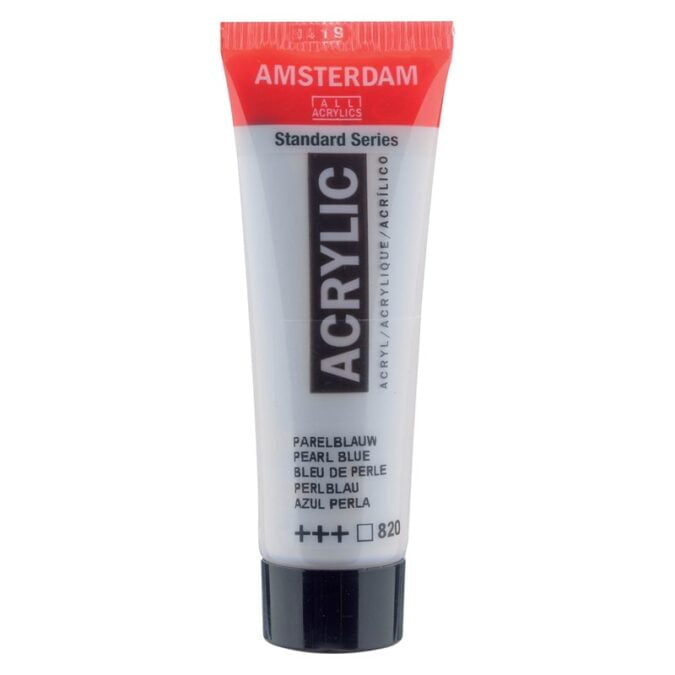 Amsterdam All Acrylics Standard Series Acrylic Tube 20 ml Pearl Blue 820
