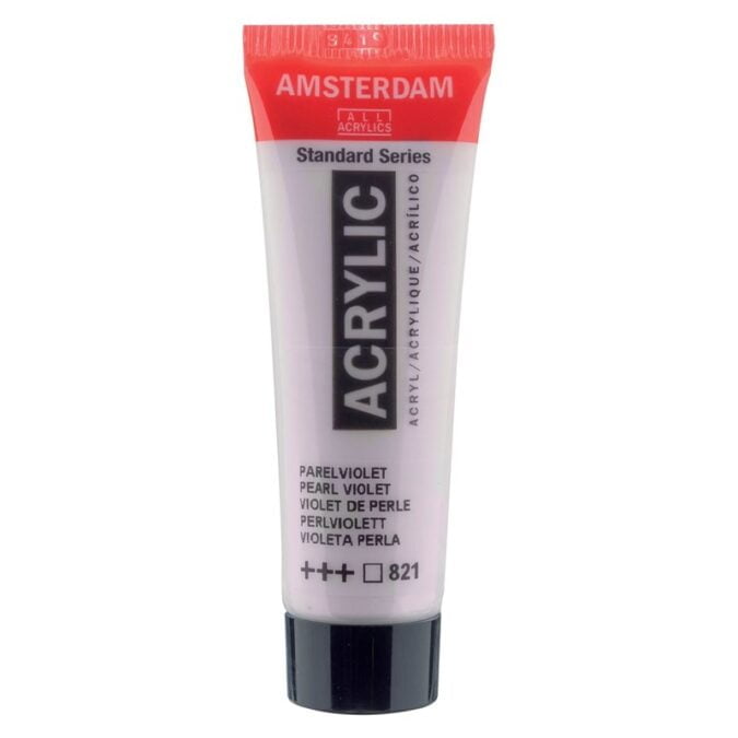 Amsterdam All Acrylics Standard Series Acrylic Tube 20 ml Pearl Violet 821