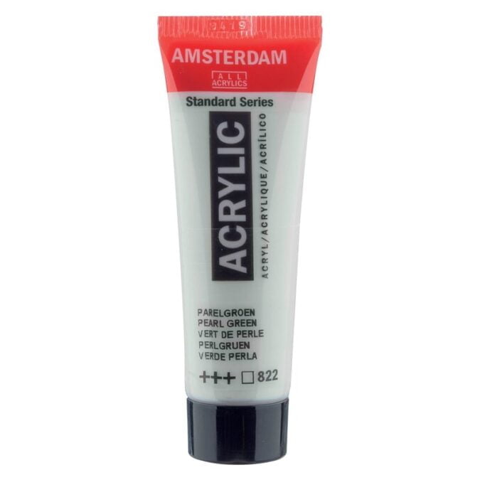 Amsterdam All Acrylics Standard Series Acrylic Tube 20 ml Pearl Green 822