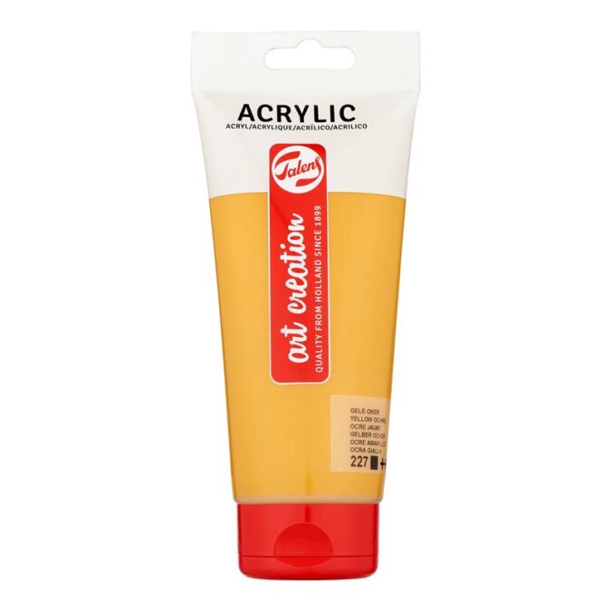 Talens Art Creation Acrylic Colour Tube 200 ml Yellow Ochre 227