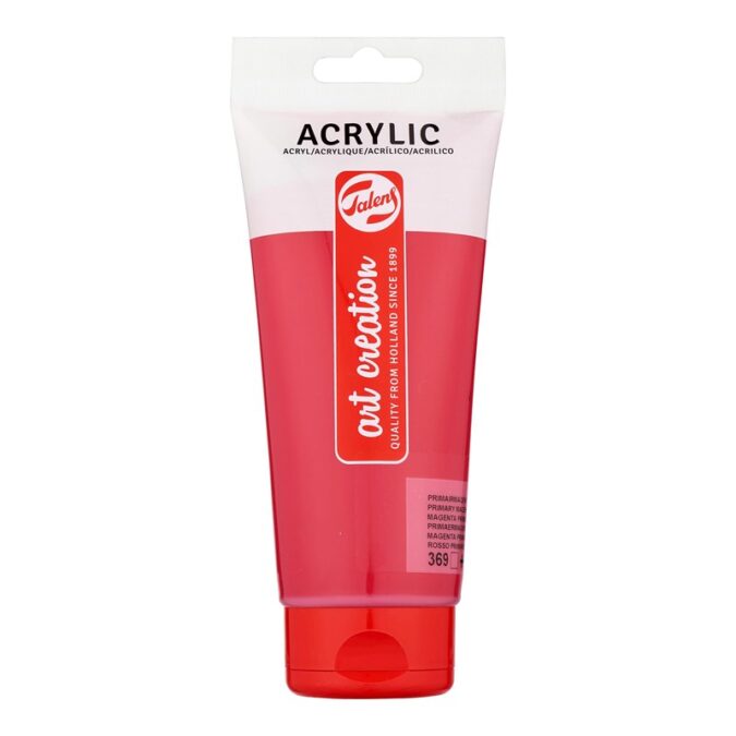 Talens Art Creation Acrylic Colour Tube 200 ml Primary Magenta 369