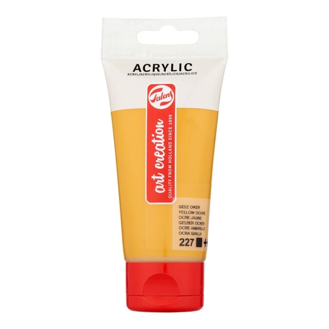 Talens Art Creation Acrylic Colour Tube 75 ml Yellow Ochre 227