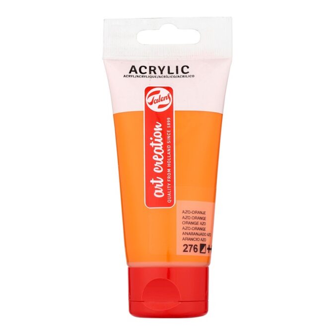 Talens Art Creation Acrylic Colour Tube 75 ml Azo Orange 276