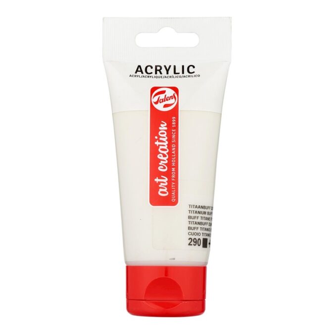 Talens Art Creation Acrylic Colour Tube 75 ml Titanium Buff Deep 290