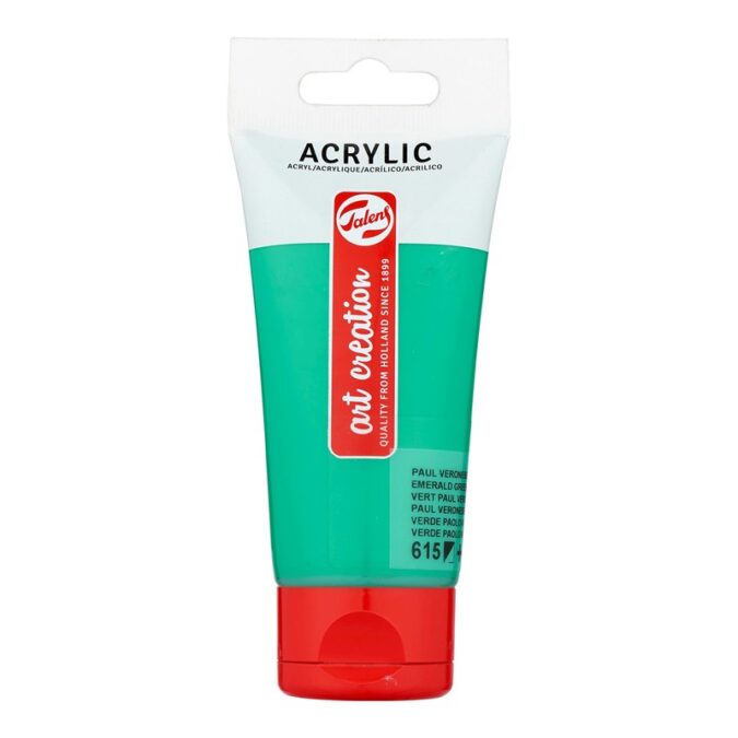 Talens Art Creation Acrylic Colour Tube 75 ml Emerald Green 615