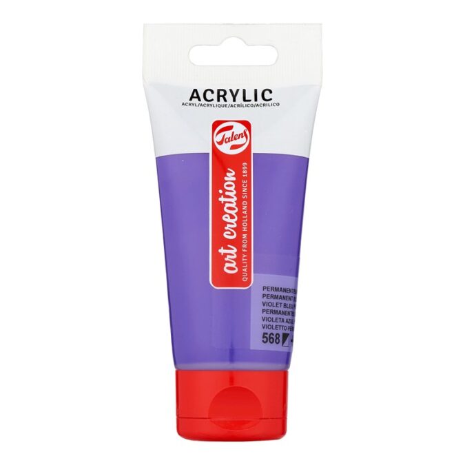 Talens Art Creation Acrylic Colour Tube 75 ml Permanent Blue Violet 568