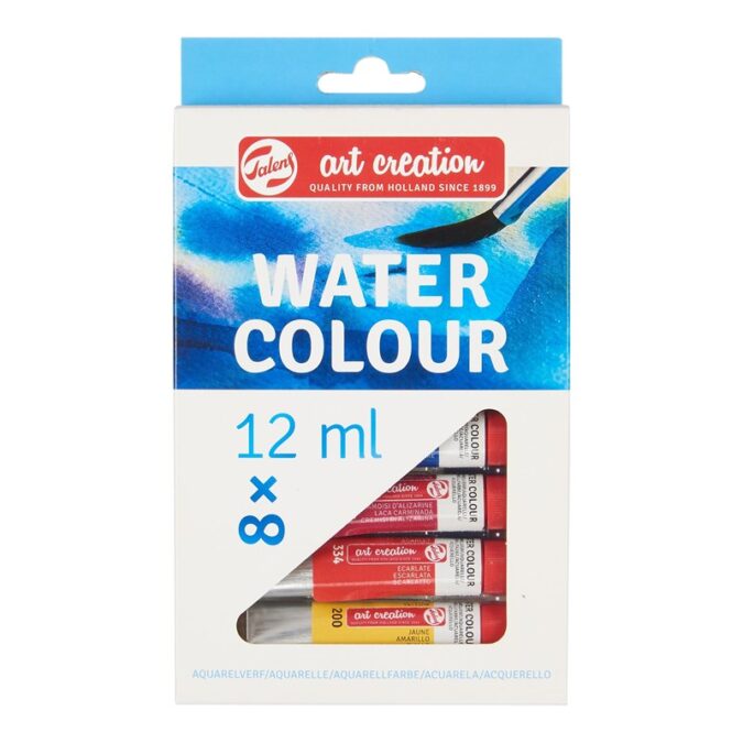 Talens Art Creation Water Colour Set 8 x 12 ml