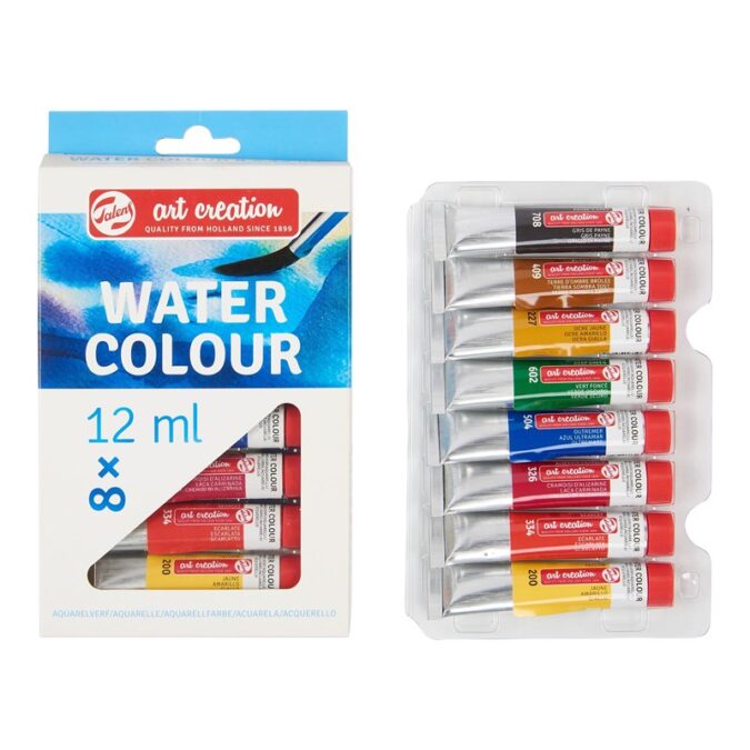 Talens Art Creation Water Colour Set 8 x 12 ml