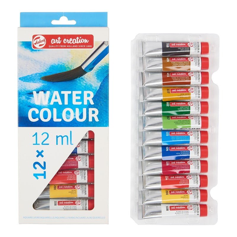 Talens Art Creation Water Colour Set 12 x 12 ml