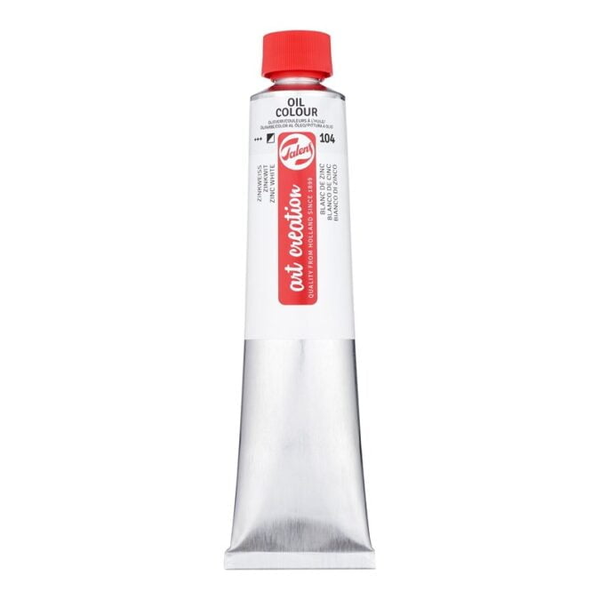 Talens Art Creation Oil Colour Tube 200 ml Zinc White 104