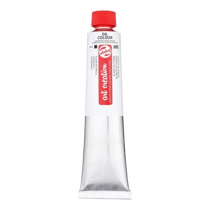 Talens Art Creation Oil Colour Tube 200 ml Titanium White 105