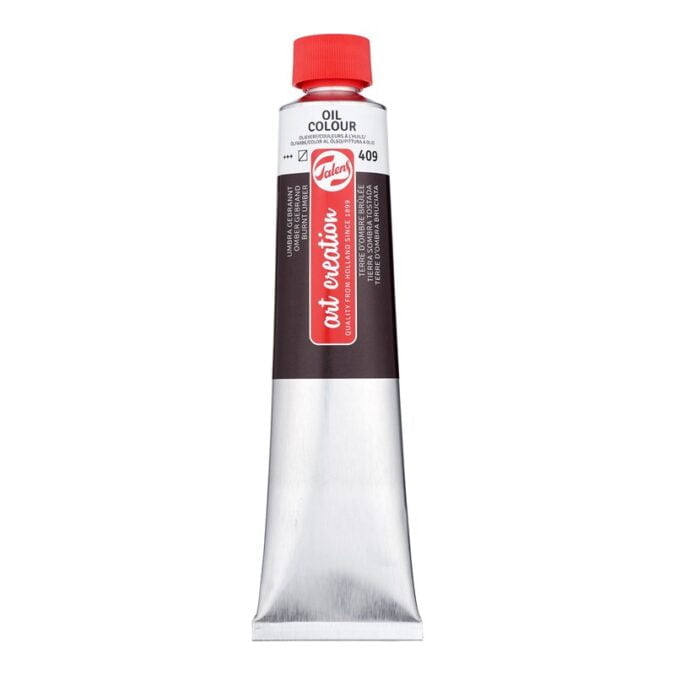 Talens Art Creation Oil Colour Tube 200 ml Burnt Umber 409