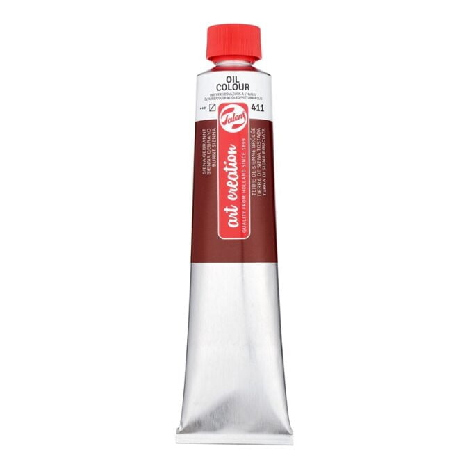 Talens Art Creation Oil Colour Tube 200 ml Burnt Sienna 411