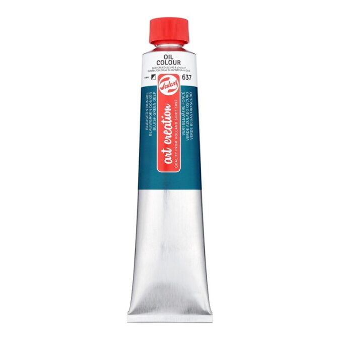 Talens Art Creation Oil Colour Tube 200 ml Deep Blue Green 637