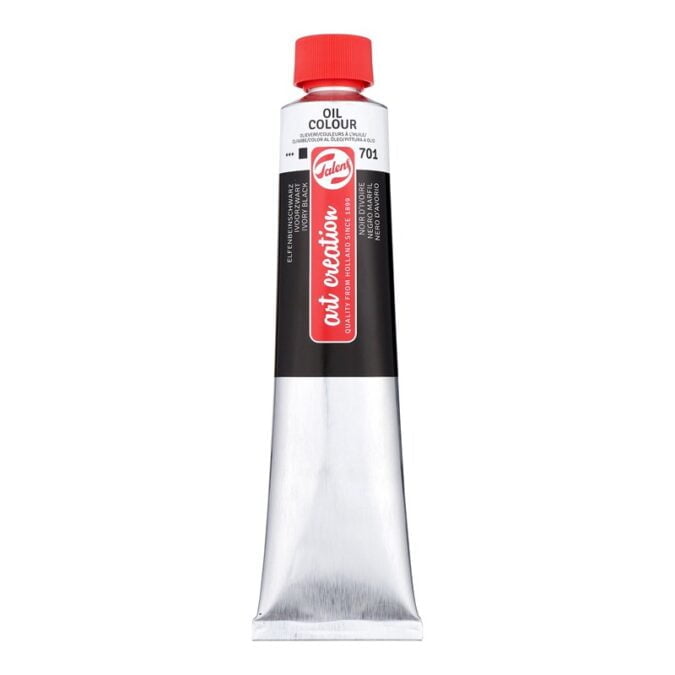 Talens Art Creation Oil Colour Tube 200 ml Ivory Black 701