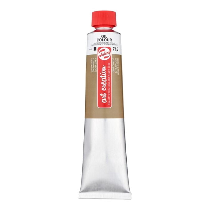 Talens Art Creation Oil Colour Tube 200 ml Warm Grey 718