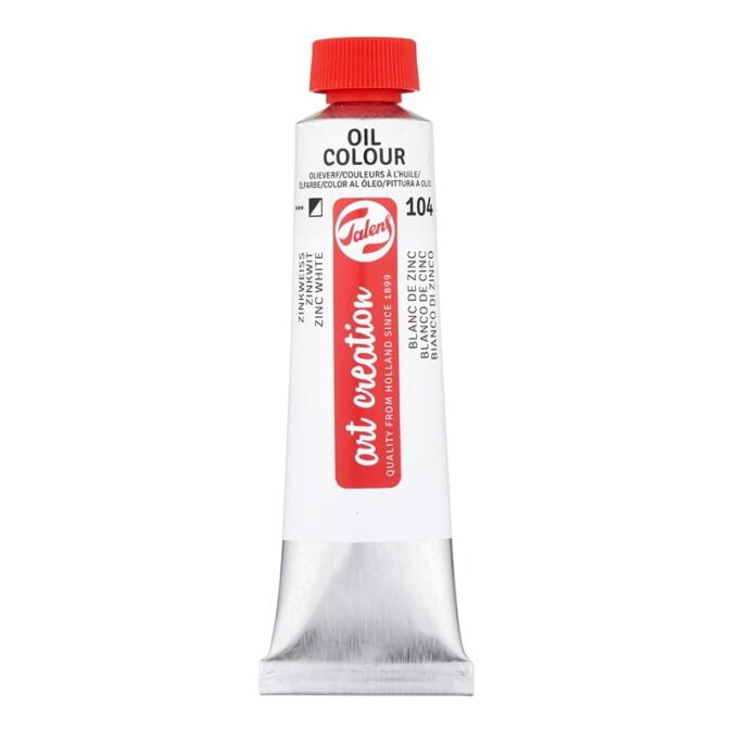 Talens Art Creation Oil Colour Tube 40 ml Zinc White 104