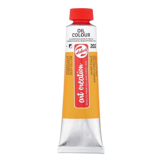 Talens Art Creation Oil Colour Tube 40 ml Deep Yellow 202