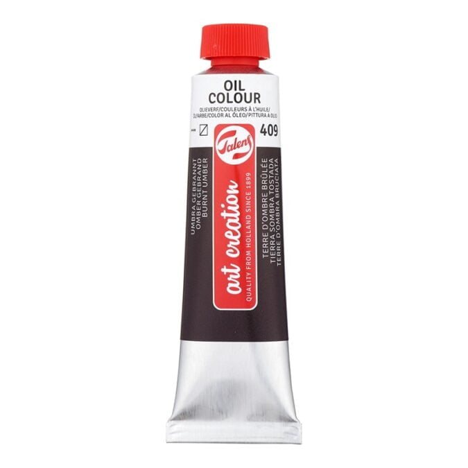 Talens Art Creation Oil Colour Tube 40 ml Burnt Umber 409