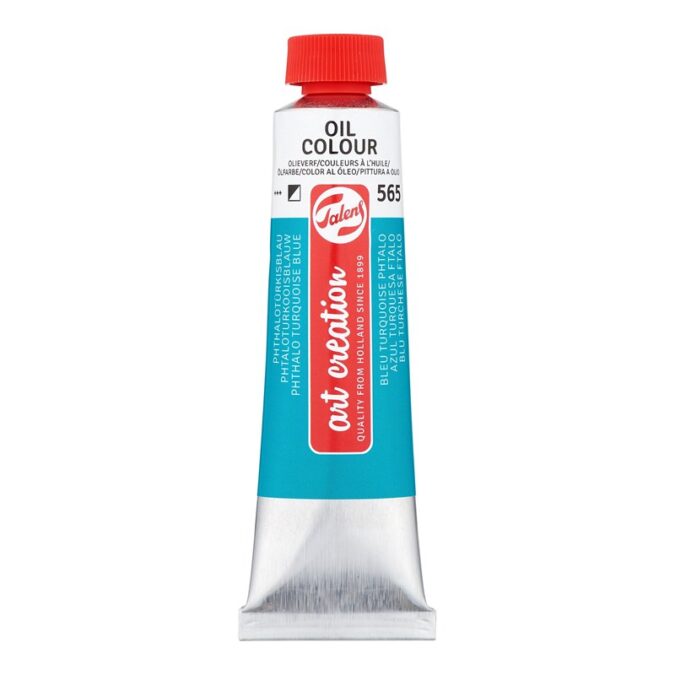 Talens Art Creation Oil Colour Tube 40 ml Phthalo Turquoise Blue 565