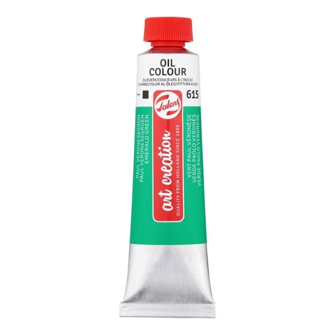 Talens Art Creation Oil Colour Tube 40 ml Emerald Green 615