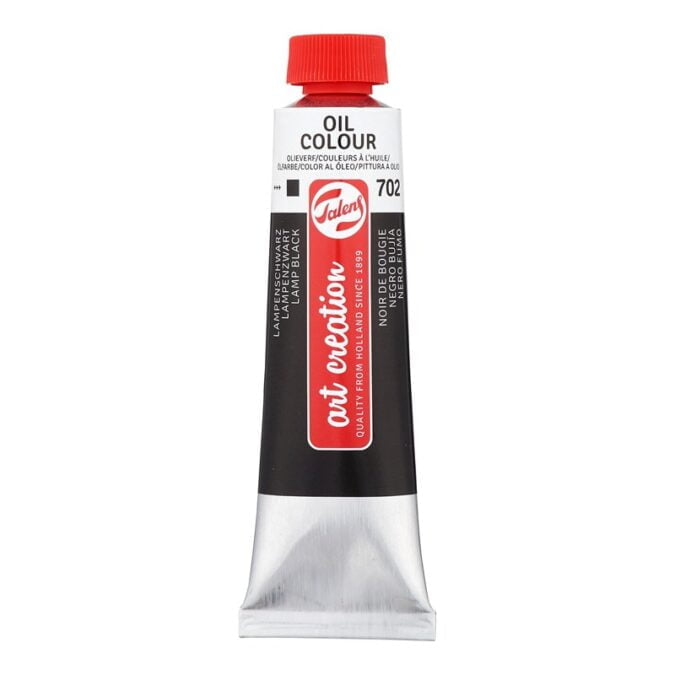 Talens Art Creation Oil Colour Tube 40 ml Lamp Black 702