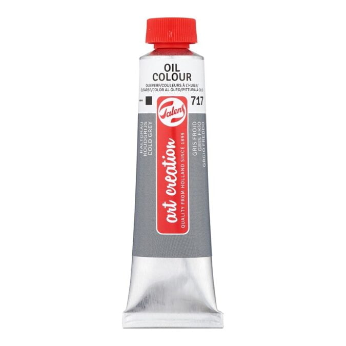 Talens Art Creation Oil Colour Tube 40 ml Cold Grey 717