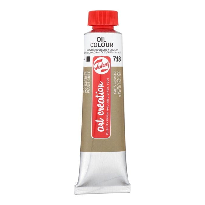 Talens Art Creation Oil Colour Tube 40 ml Warm Grey 718