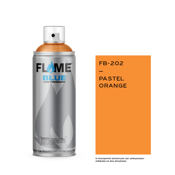 COSMOS LAC FLAME™ BLUE  FB-202 PASTEL ORANGE - 400ml
