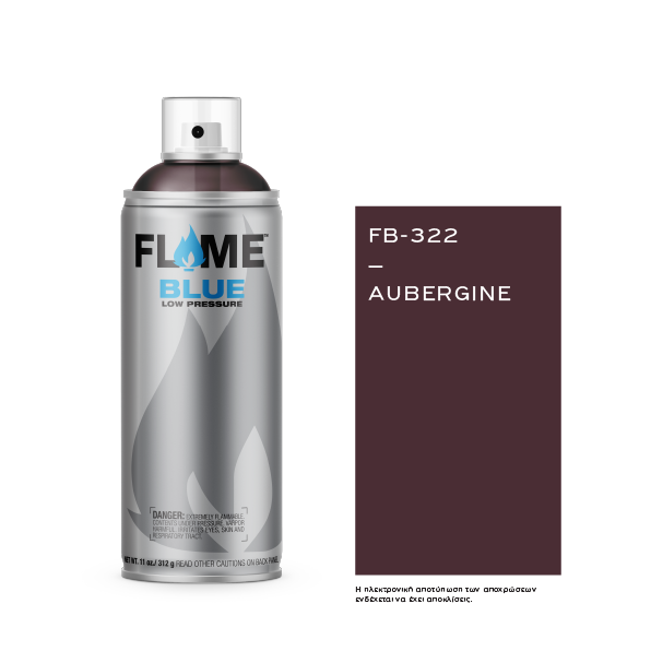 COSMOS LAC FLAME™ BLUE FB-322 AUBERGINE - 400ml