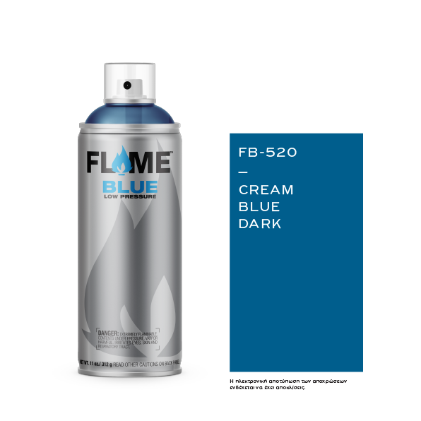 COSMOS LAC FLAME™ BLUE FB-520 CREAM BLUE DARK - 400ml