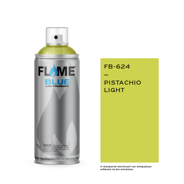 COSMOS LAC FLAME™ BLUE FB-624 PISTACHIO LIGHT - 400ml