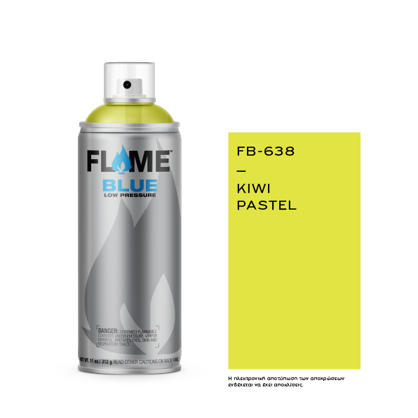 COSMOS LAC FLAME™ BLUE FB-638 KIWI PASTEL - 400ml
