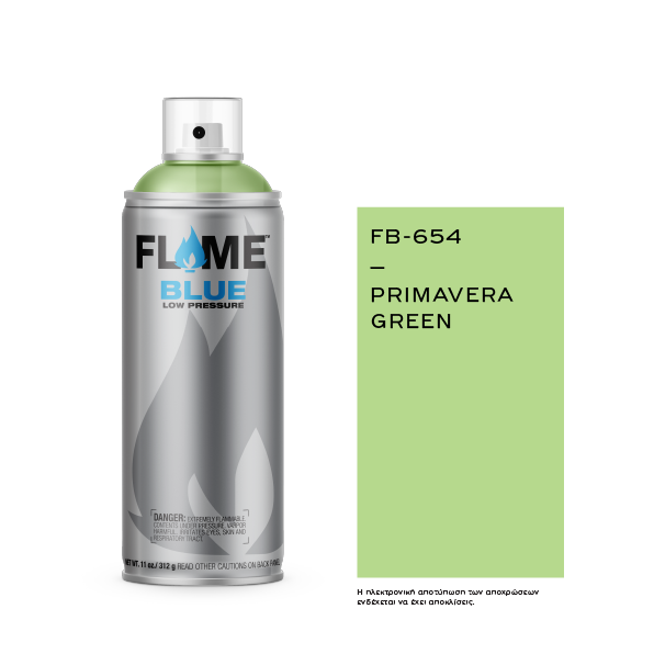 COSMOS LAC FLAME™ BLUE FB-654 PRIMAVERA GREEN - 400ml