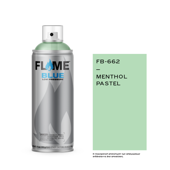 COSMOS LAC FLAME™ BLUE FB-662 MENTHOL PASTEL - 400ml