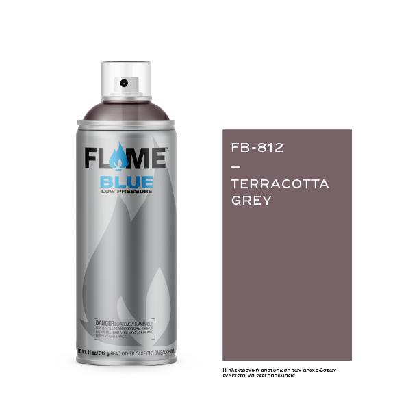 COSMOS LAC FLAME™ BLUE  FB-812 TERRACOTTA GREY - 400ml