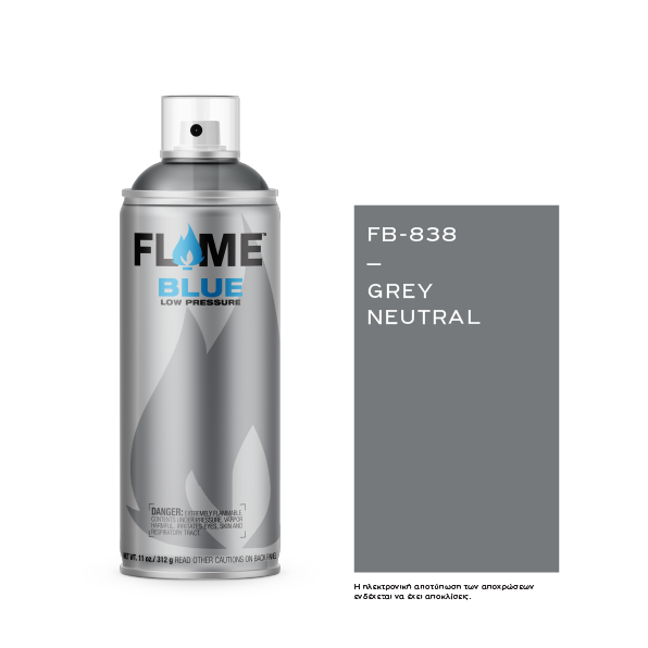COSMOS LAC FLAME™ BLUE FB-838 GREY NEUTRAL - 400ml