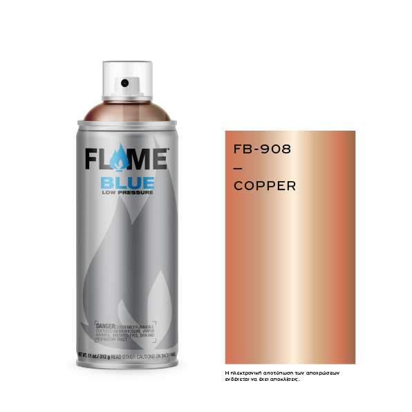 COSMOS LAC FLAME™ BLUE FB-908 COPPER - 400ml