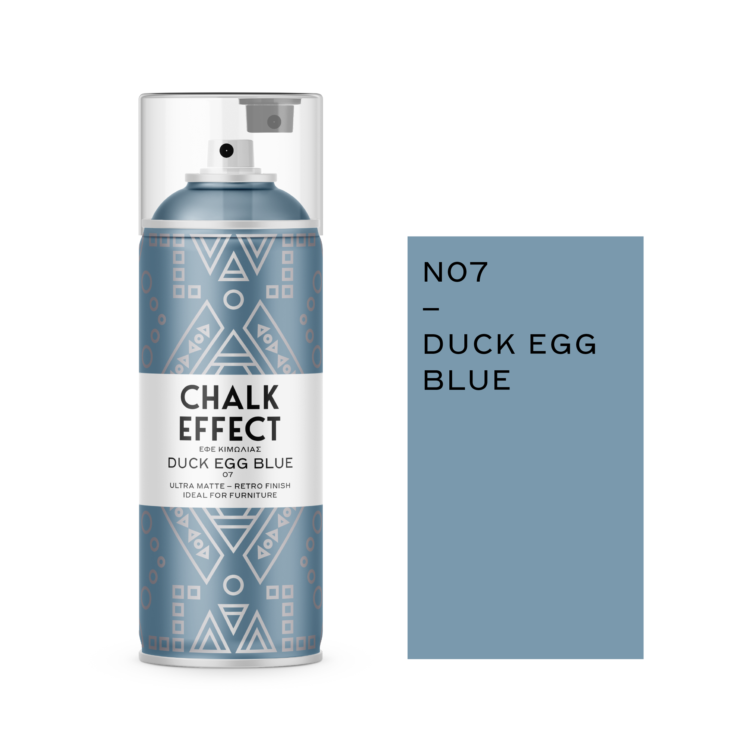 COSMOS LAC CHALK EFFECT - N07 - DUCK EGG BLUE - 400ml