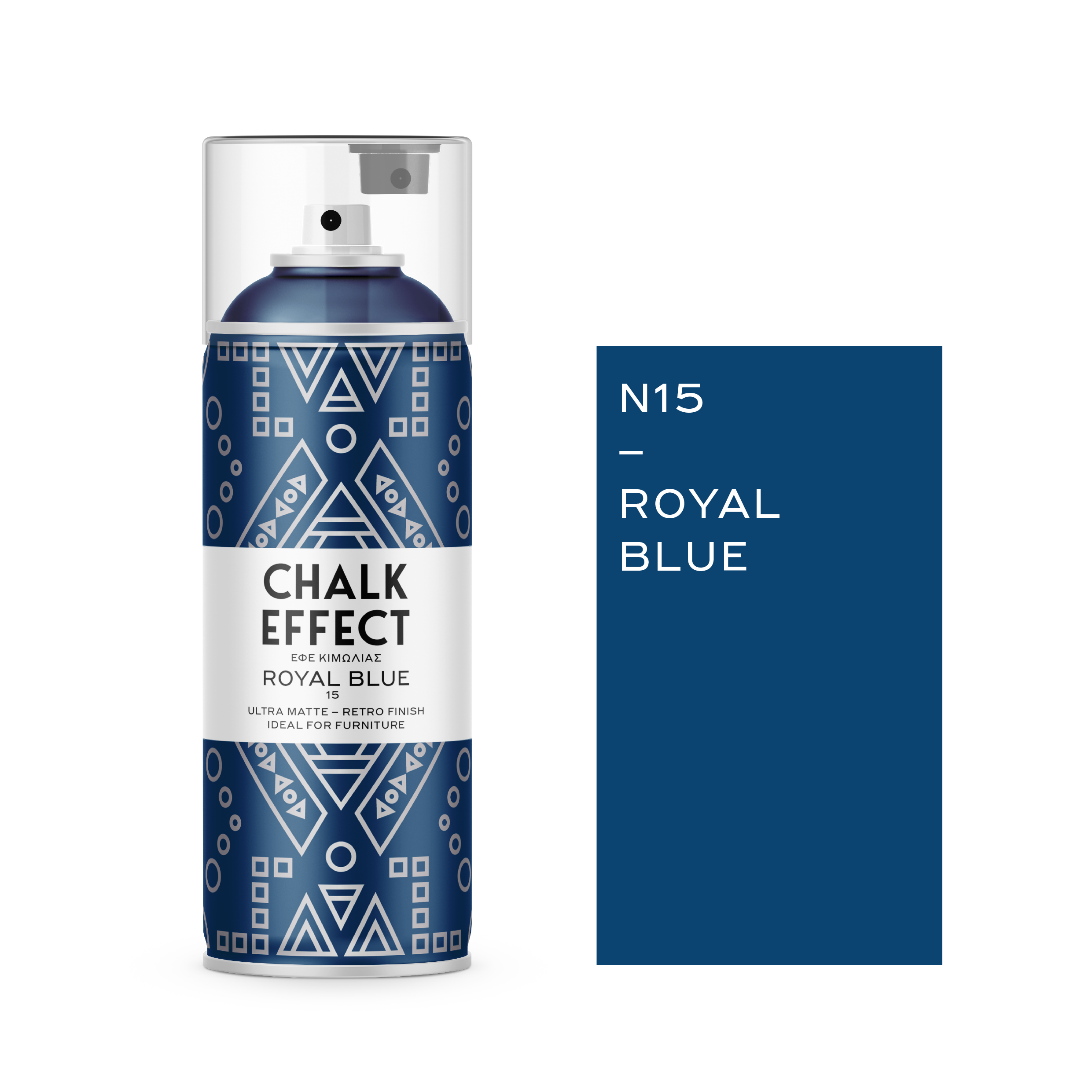 COSMOS LAC CHALK EFFECT - N15 - ROYAL BLUE - 400ml