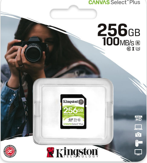 Kingston 256GB CANVASA Select Plus 100MB/s