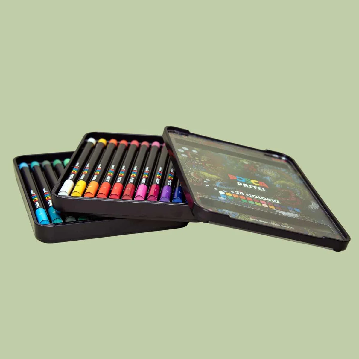 Uni Posca Wax Pastels Set of 24