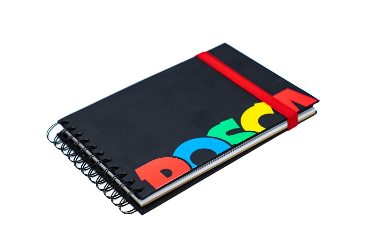 Posca self-adhesive Blackbook Sketchbook A5 - Uni- 100 g, 48 pages