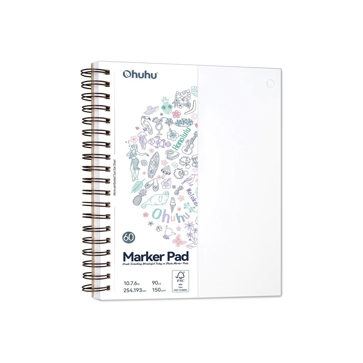 Ohuhu Marker Pad 25,4x19,3cm 150gr