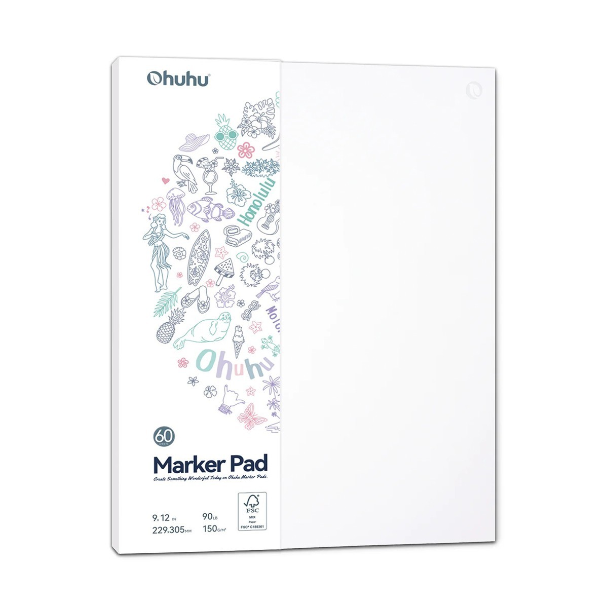 Ohuhu Marker Pad 22.9x30.5cm 150gr